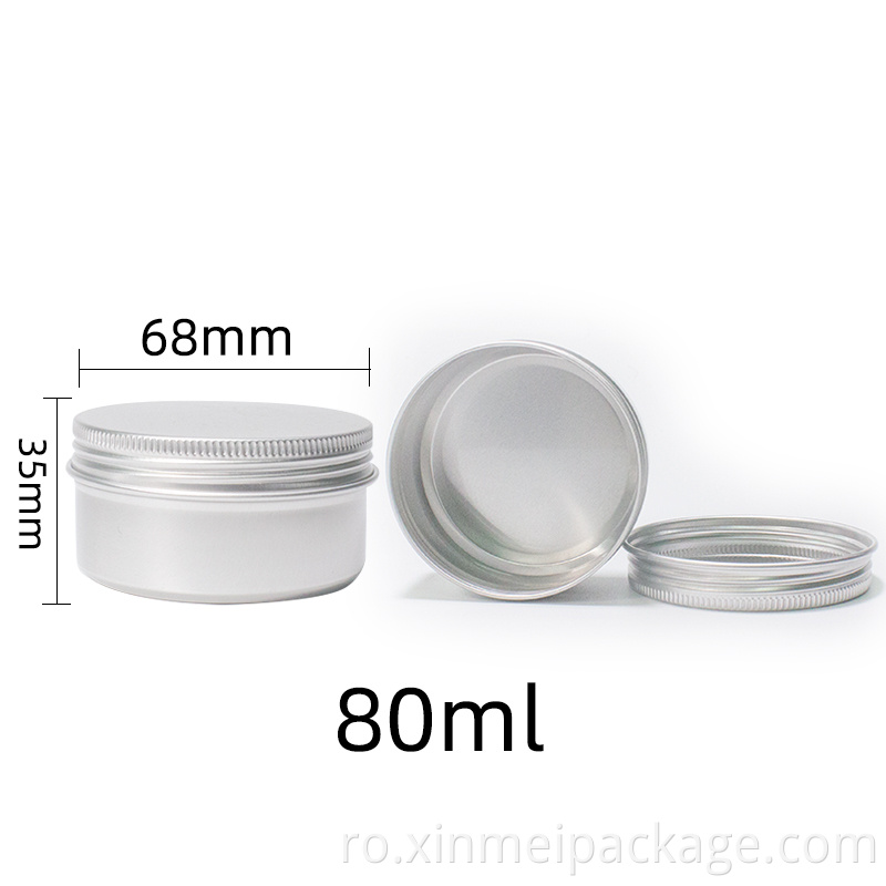Tin de aluminiu de 80 ml 80ml Aluminun tin